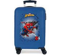 Spiderman Red Trolley Da Cabina Abs 55 Cm 4 Ruote Azzurri