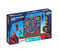 Spiderman Snakes & Ladders Gioco da tavolo tradizionale | Spiderman serpenti e scale gioco per bambini e famiglia | Per 2-4 giocatori, dai 4 anni in su