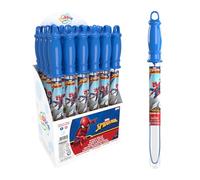 Spiderman - Spada per bolle di sapone, 120 ml, 24 pezzi, 23,5 x 15,5 x 39 cm