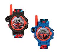 Spiderman SPD40156ARG - Orologio digitale al quarzo con cinturino in silicone, Rosso e nero, moderno