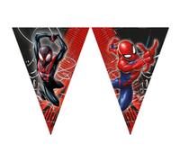 Spiderman, striscione a triangolo in carta FSC (9 bandiere) 1 ct