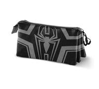 Spiderman Town-Astuccio Triplo, Nero, 23 x 11 cm