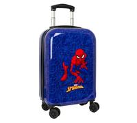 SPIDERMAN - Trolley da cabina 20 pollici, valigia con ruote, lucchetto di sicurezza, valigia leggera, 34,5 x 20 x 55 cm