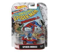 Hot Wheels Spider Mobile: 1/64 Scala Diecast Spider-Man Car per bambini, ragazzi