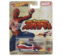 Uomo Ragno Die Cast Modellino Auto SPIDER MACHINE GP-7 Scala 1:64 6cm Hot Wheels GRL76