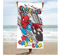 Spiderman Uomo Ragno Fumetto Asciugamano in Cotone 100% Telo Mare 70x140cm