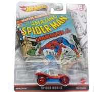 SPIDERMAN Uomo Ragno Modello Auto SPIDER MOBILE Dune Buggy 1:64 Hot Wheels FLD31