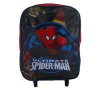 SPIDERMAN UOMO RAGNO zaino trolley asilo con frontale plastificato 30x24x12 cm