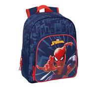 SPIDERMAN - Zaino scuola per bambini, ideale per bambini di diverse età, comodo e versatile, qualità e resistenza, 27 x 10 x 33 cm