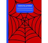 Spiderweb Composition Notebook: 100 Pages Wide Ruled Writing Journal: 7.5 x 9.25 Inch Low Content Book with Spider Web Cover | Perfect for School, Work, or Journaling