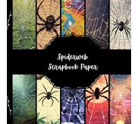 Spiderweb Scrapbook Paper, Insect Junk Journal Paper, Bug Decorative Paper, DIY Projects, Origami, Collage Sheets, Decoupage, 10 Designs, Double Sided