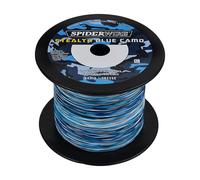 SPIDERWIRE 1370457, Stealth Braid-Bobina di Filo Superline, 1374 m, Diametro 0,03 cm, Resistenza alla Rottura 18,1 kg, Colore: Blu Mimetico Uomo