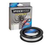 SpiderWire Ultracast Braid Vanish - Bobina doppia in fluorocarbonio, 13,6 kg, traslucida, con leader fluoro trasparente da 22,7 kg, 150 m