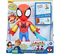 Marvel F83175E0 Amazing Friends Electronic Suit Up Spidey, 10-Inch Action Figure