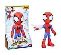Hasbro spidey e i suoi fantastici amici - mega spidey, action figure da 22,5 cm, giocattolo per età prescolare, dai 3 anni in su