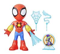 SPIDEY AND HIS AMAZING FRIENDS Hasbro Marvel, Tuta elettronica di Spidey, action figure da 25 cm, giocattoli per età prescolare per bambini e bambine dai 3 anni in su