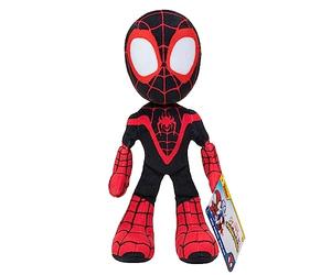SPIDEY AND HIS AMAZING FRIENDS Marvel's SNF0004 - Peluche Miles Morales, 20,3 cm, per bambini dai 3 anni in su, con i tuoi simpatici Spideys del vicinato, S