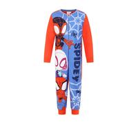 Spidey And His Amazing Friends, tutina con Spiderman per bambini e bambine, Blu, 4-5 Years