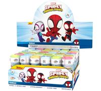 SPIDEY bolle di sapone - Pacco da 36 flaconi da 60 ml - Multicolore - Licenza ufficiale - Giocattolo per bambini - Gioco all'aperto - A partire dai 3 anni