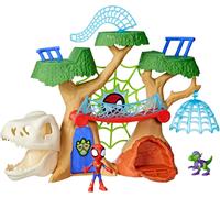 SPIDEY CASA ALBERO Dino Webs GRANDE PLAYSET 38cm SpiderMan Original Hasbro F9477