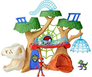 SPIDEY CASA ALBERO Dino Webs GRANDE PLAYSET 38cm SpiderMan Original Hasbro F9477