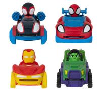 Spidey confezione da 4 veicoli con funzione lancia dischi