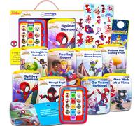 Spidey e i suoi incredibili amici leggono insieme libri per bambini - Pacchetto con 8 libri da leggere ad alta voce e lettore elettronico con Spiderman, Miles Morales e altri adesivi | Set di libri