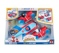 Spidey e i suoi super amici SNF0346 - Team Split Racer, veicolo 3 in 1 con suono, dai 3 anni in su