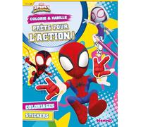 Spidey et ses amis extraordinaires Prêts pour l'action !: Coloriages, stickers