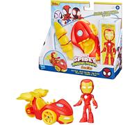 ACTION FIGURE HASBRO SPIDEY VEICOLO CON PERSONAGGIO E ACCESSORI IRON RACER