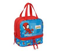 SPIDEY - Portamerienda, Portatodo, Qualità e Massima Resistenza, Porta Cibo, Ricreo, Spuntino e Colazione, 20x15x20 cm