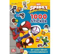 Spidey und seine Super-Freunde: 1000 Sticker: Mit coolen Rätseln und Ausmalbildern! | Großes Stickerbuch ab 4 Jahren mit Spidey, Ghost-Spider und Spin