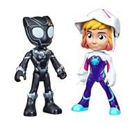 Spidey und seine unglaublichen Freunde: Heldenenth llung, 2er-Pack Marvel-Actionfiguren, Masken-Flip-Feature, Miles Morales und Hulk