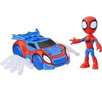 SPIDEY UOMO RAGNO Playset WEB CRAWLER aracno bolide figura 10cm Hasbro F7454