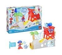 Hasbro Marvel Spidey e i Suoi Fantastici Amici, Water-Webs, Isola di Spidey, playset di Spider-Man