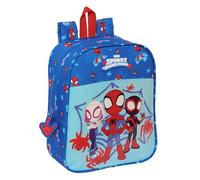 SPIDEY - Zaino per bambini, zaino per bambini, zaino per scuola, adattabile al carrello, ideale per asilo, comodo e versatile, qualità e resistenza, 22 x 10 x 27 cm, colore blu