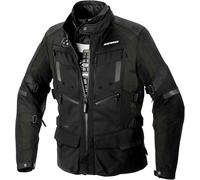 Spidi 4 Season Evo H2Out Giacca tessile moto, nero-verde, taglia 3XL