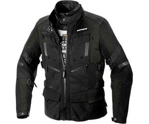 Spidi 4 Season Evo H2Out Giacca tessile moto, nero/verde, Taglia M