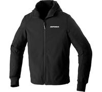 Spidi Armor Evo Felpa con cappuccio motociclistica, nero, Taglia XXL