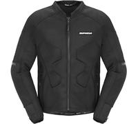 Spidi Armored Tex Giacca tessile moto, nero, taglia M per maschi