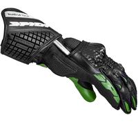 Spidi Carbo 5 Guanti da moto, nero/verde, Taglia 3XL
