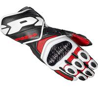 SPIDI Carbo 7 Guanti moto (Black/White/Red,M)