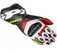 Guanti In Pelle Spidi Carbo 7 Rosso Giallo Fluo 3XL