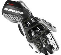 Spidi Carbo Kangaroo Guanti da moto, nero-bianco, taglia XL