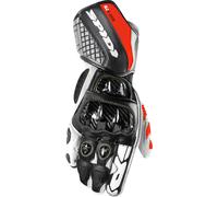 Spidi Carbo Kangaroo, guanti XL male Nero/Bianco/Rosso