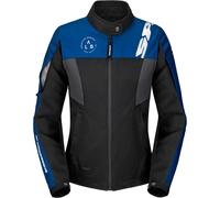 Spidi Corsa H2Out impermeabile Giacca tessile moto da donna, nero-blu, taglia M per donne