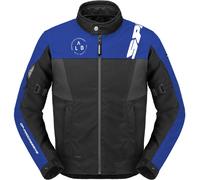 Spidi Corsa H2Out impermeabile Moto Tessile Giacca, nero/blu, Taglia XXL
