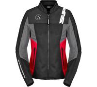Spidi Corsa Net Windout Giacca tessile moto, nero-rosso, taglia 2XL per donne