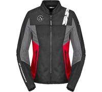 Spidi Corsa Net Windout Giacca tessile moto, nero/rosso, Taglia XXL