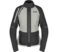 Spidi Crossmaster 2 H2Out impermeabile Giacca tessile moto da donna, Nero/Ghiaccio, Taglia S